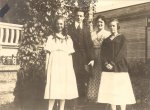 Lucile, Linus, Belle y Pauline Pauling, 1916.