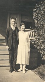 Linus y Belle Pauling, 1922.
