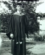 Linus Pauling, el día de graduación de Caltech, 1925.