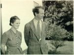 Ava Helen and Linus Pauling, Madison, Wisconsin, 1939.