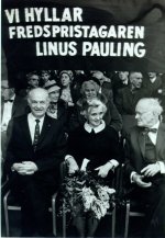Linus and Ava Helen Pauling, Sweden, 1963.