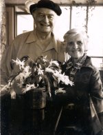 Linus and Ava Helen Pauling, 1977.