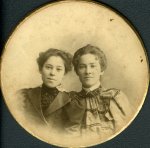 Maude Mable (left) and Nora Jerusha Hammond.