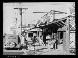 1939 photo of downtown Corpus Christi