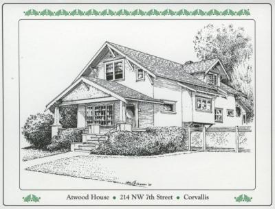 The Atwood House. Winfred Atwood and his wife were believed to have purchased this house and were living in it in 1914