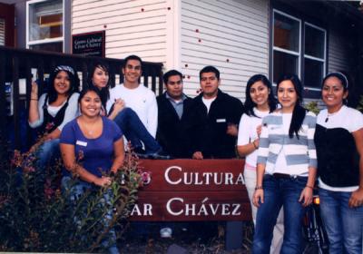 Staff of the Centro Cultural César Chávez, ca. 2009.