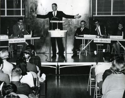 The Mock Legislature in session, ca. 1950s.