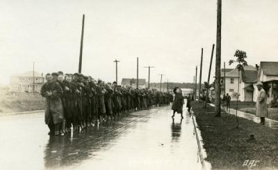 Image of an O.A.C. march, 1928.