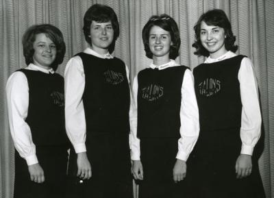 Group portrait of Talons Club members, ca 1960s.