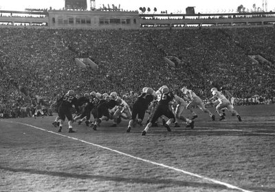 OSC vs. University of Iowa Rose Bowl, 1957