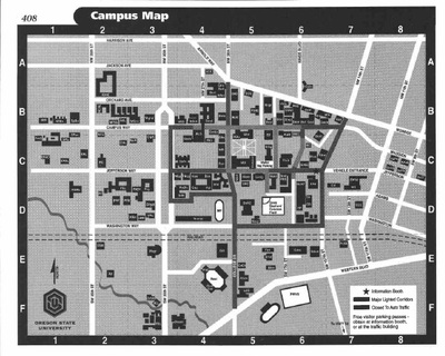 OSU Campus Map, 2000