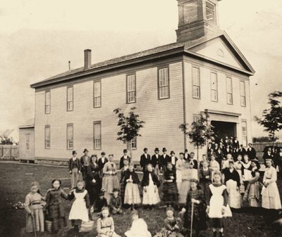 Old Corvallis College Building, ca. 1870s