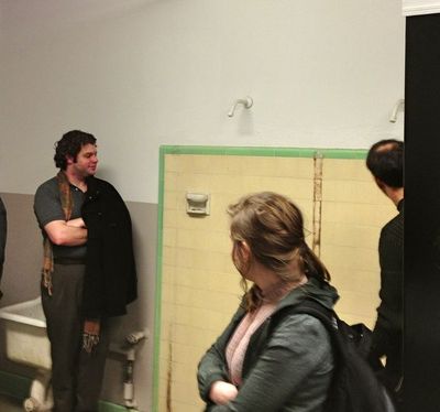 Students Tour the &quot;Haunted Bathroom&quot;