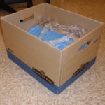 Box of Documents as Delivered