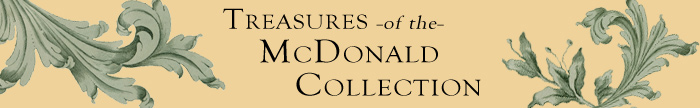 Banner Image. Treasures of the McDonald Collection